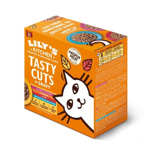 Lily's Kitchen Cat Tasty Cuts Lattina Multipack 8x85G