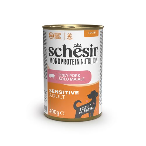 Schesir Dog Adult Monoproteico Lattina 400G