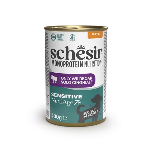 Schesir Dog Senior Sensitive 7+ Monoproteico 400G
