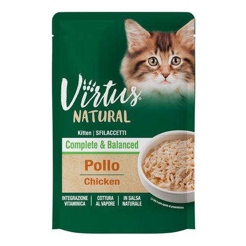 Virtus Kitten Natural & Complete Busta Multipack 18x70G