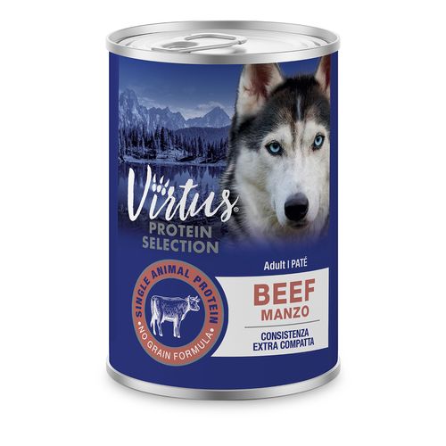 Virtus Protein Selection Dog Pate Compatto Lattina 400G
