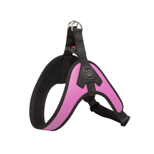 Luna&Teo Pettorina Regolabile Petite Luxe Rosa Scuro