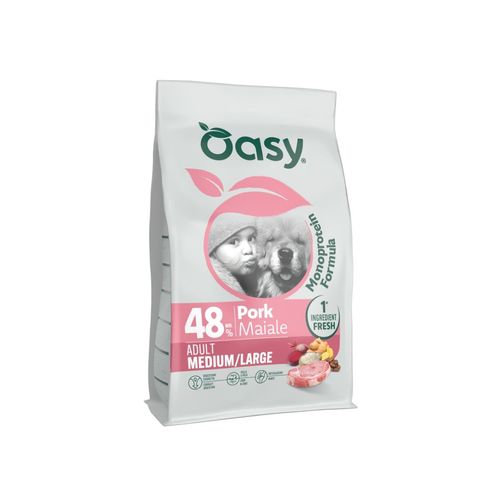 Oasy One Dog Adult Medium Large Maiale