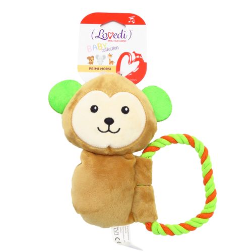 Lovedì Gioco Corda per Cane Peluche Zoo Hippo