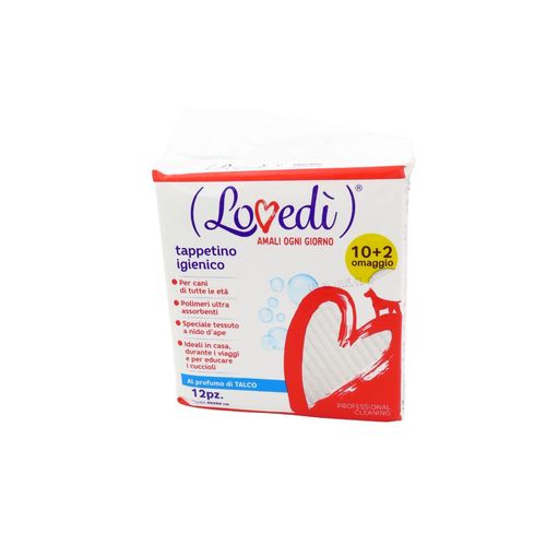 Lovedì Tappetini Igienici al Talco 10+2