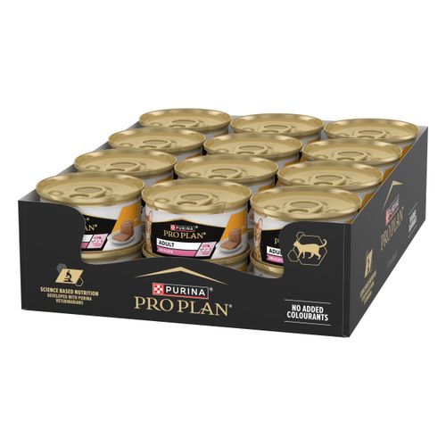 Purina Pro Plan Cat Adult Delicate Mousse Lattina Multipack 24x85G