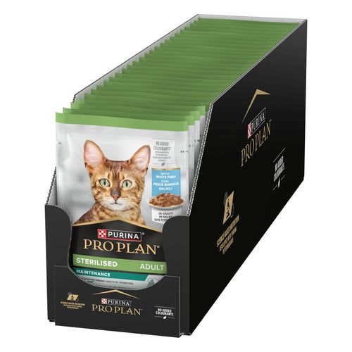 Purina Pro Plan Cat Adult Sterilised in Salsa Busta Multipack 24x85G