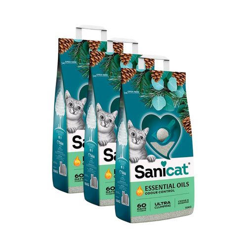 Sanicat Lettiera Essential Oils Cedro ed Eucalipto