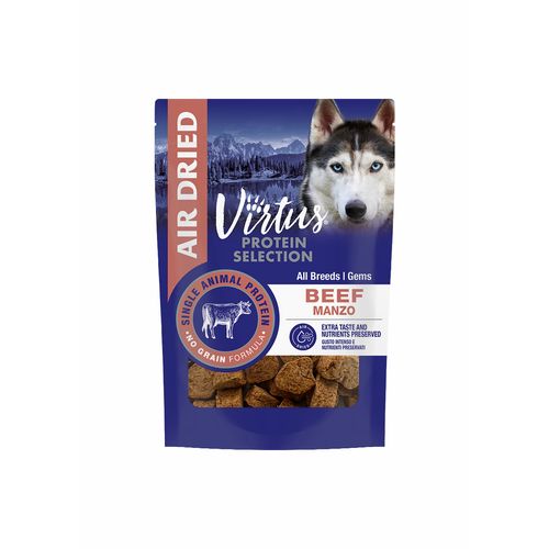 Virtus Dog Snack Air Dried Gems Manzo