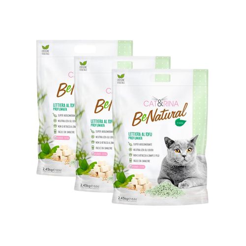 Cat&Rina Benatural Lettiera per Gatti al Tofu Tè  Verde