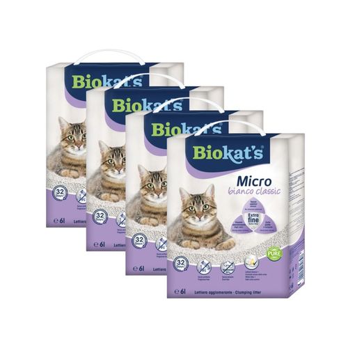 Biokat’s Lettiera Agglomerante Micro Bianco Classic