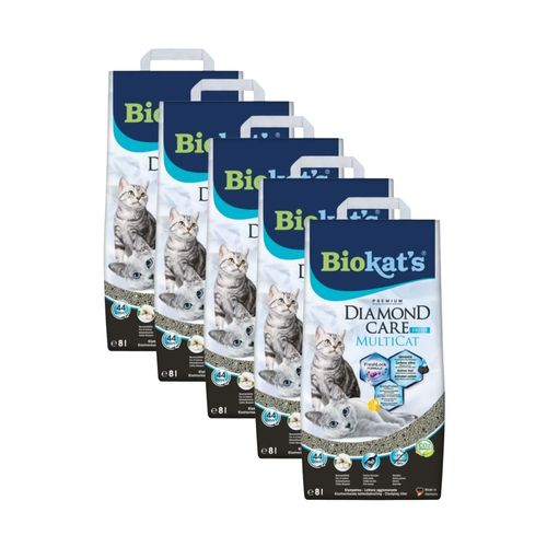 Biokat's Lettiera Agglomerante Diamond Care Multicat Fresh