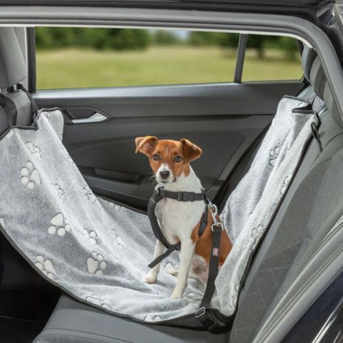 Coprisedile per Auto Nero e Grigio 65x145CM Trixie