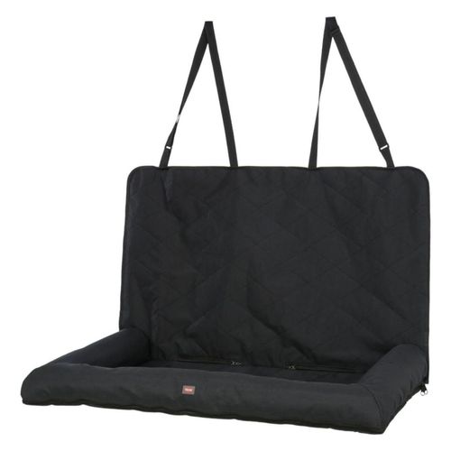 Cuscino Doppio per Auto Nero 95x10x50CM Trixie