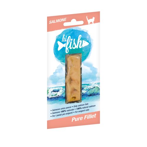 Hi Fish Snack per Gatto Pure Fillet Salmone 15G