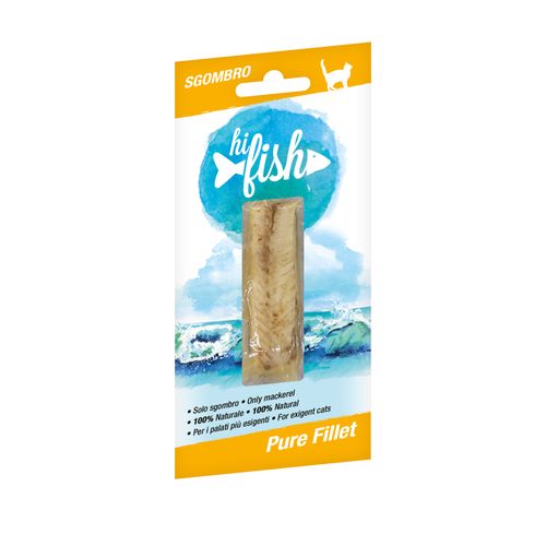 Hi Fish Snack per Gatto Pure Fillet Sgombro 15G