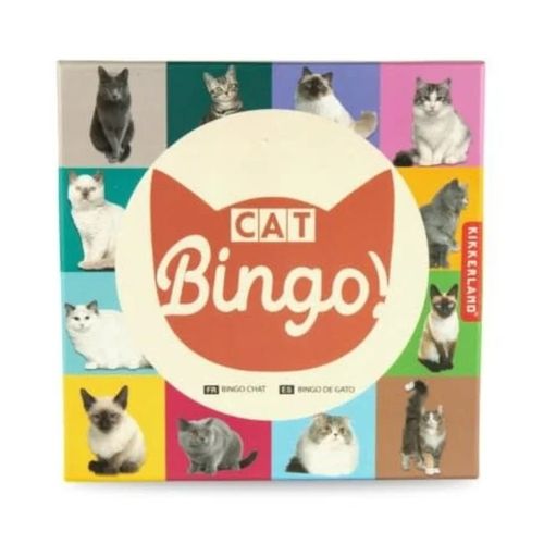 Cat Bingo Gioco di Carte per Famiglie e Amanti dei Gatti Kikkerland