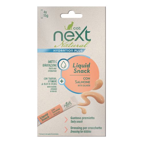 Next Cat Natural Snack Liquido per Gatto Salmone