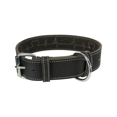 Collare in Pelle per Cani Rustic Heartbeat Trixie