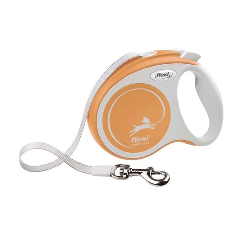 Flexi Guinzaglio Automatico per Cani Comfort Plus Giallo Chiaro