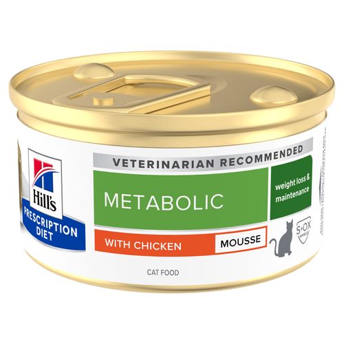 Hill's Prescription Diet Metabolic Mousse Gatti Pollo Lattina 85g