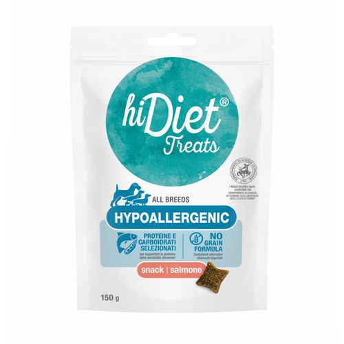 Hi Diet Snack Dietetici Ipoallergenici per Cani Adulti al Salmone