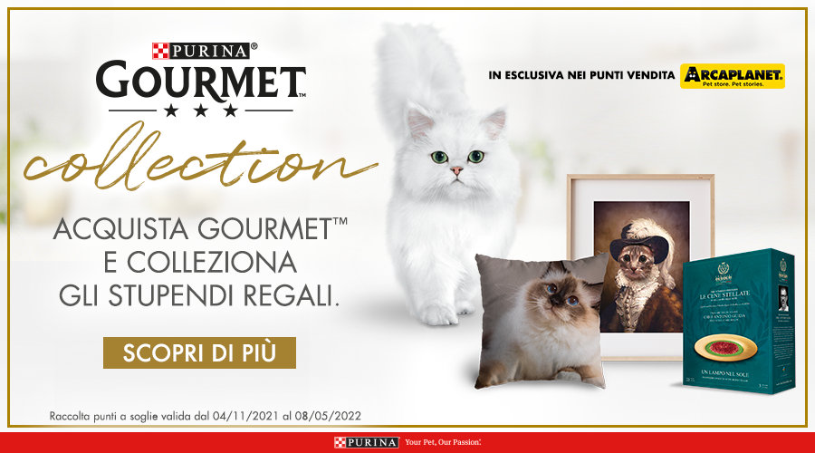 Gourmet Collection in esclusiva nei Pet store Arcaplanet